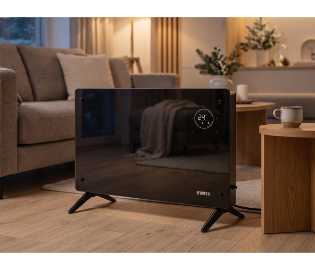 NOVEEN Grzejnik konwektorowy szklany GH5099 WiFi Tuya Smart LCD - 1601577 - zdjęcie 7